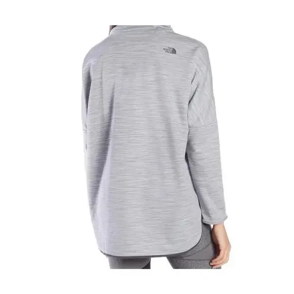 NWT The North Face Women's Size XS Cozy Slacker Full Zip Jacket Grey Heather - Picture 2 of 9